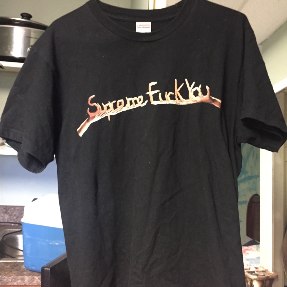 Supreme f*ck you t shirt